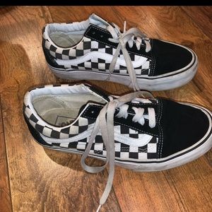 Checkered vans